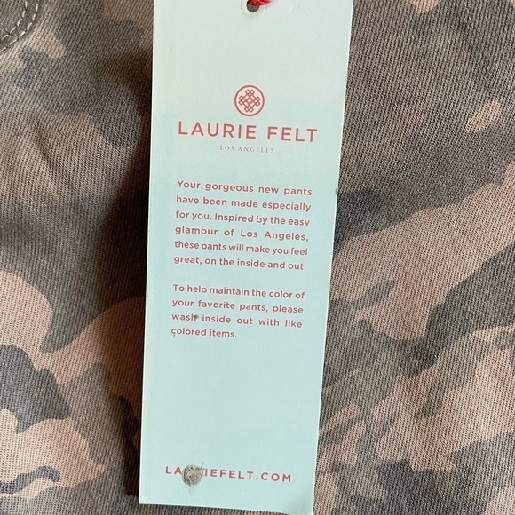 LAURIE Felt Power Silky Track Stripe Camo Print Jeans - Picture 9 of 11